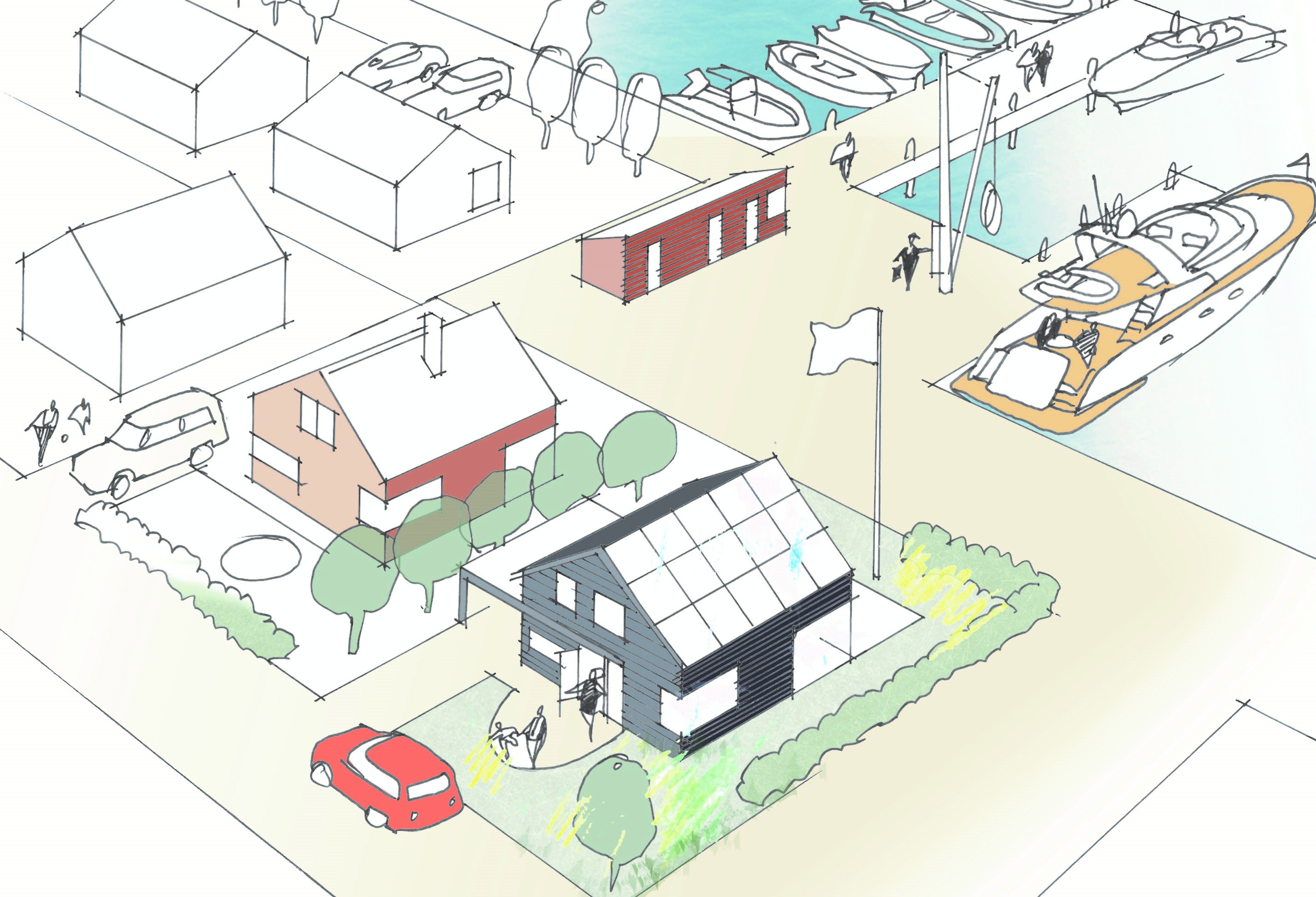 Perspektiv Villa Beskuren